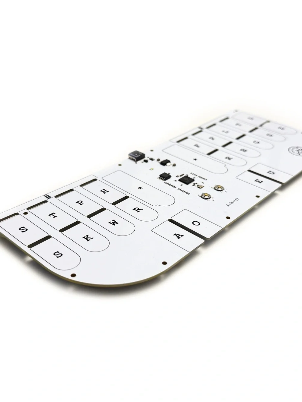 Asterisk V2 Steno Keyboard - White